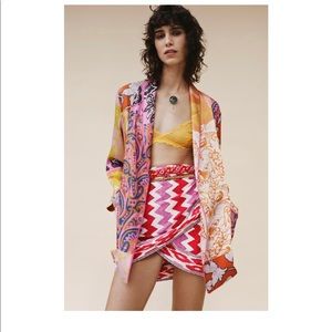 Zara printed Mina skirt